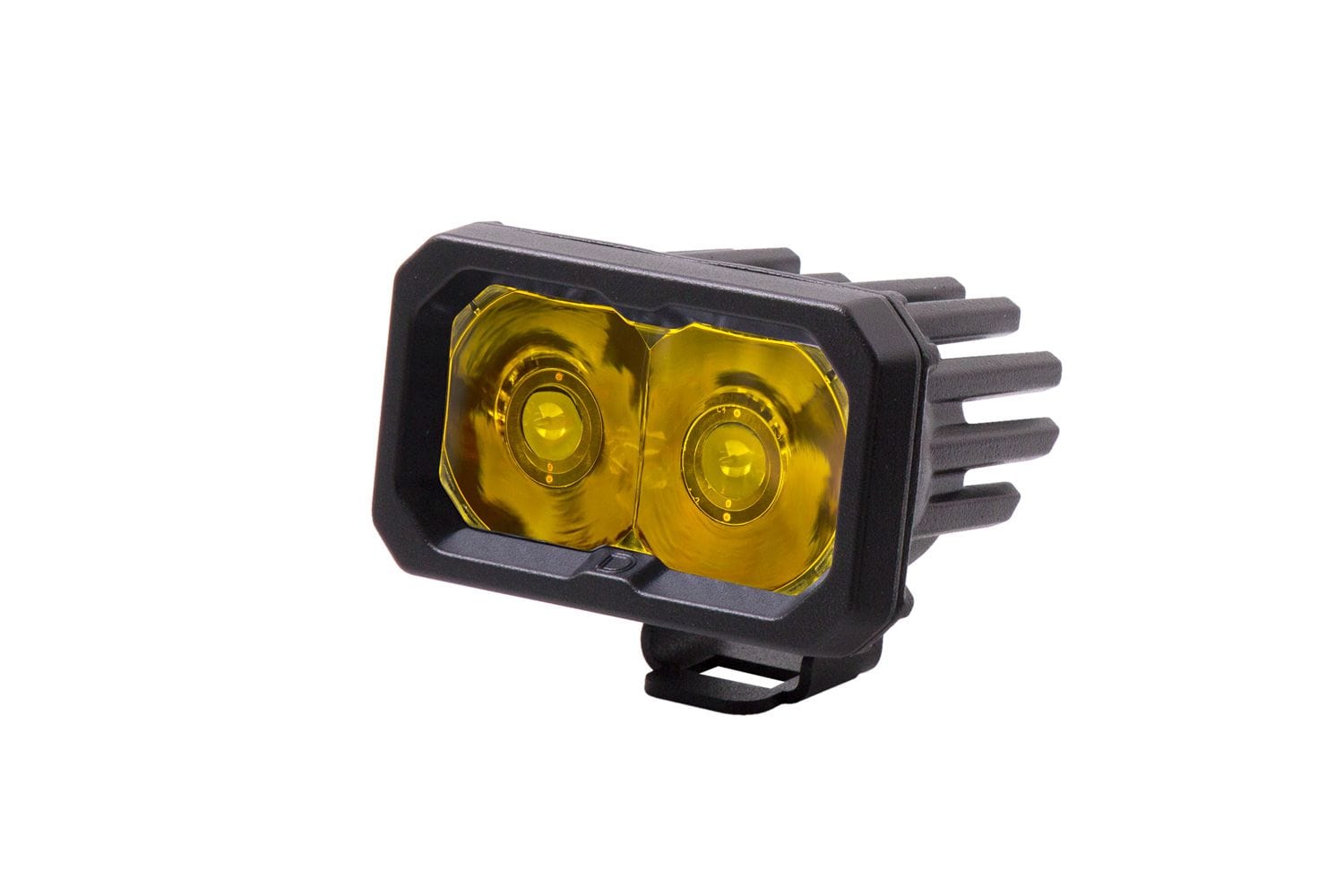 Diode Dynamics Spot Stage Series 2" SAE Yellow Pro Standard LED Pod (One)