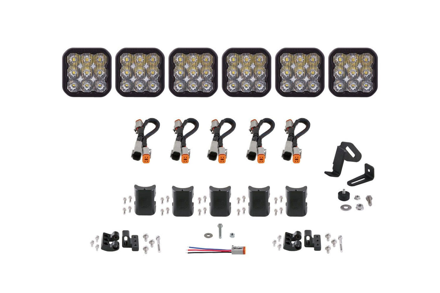 Diode Dynamics SS5 CrossLink 6-Pod LED Light Bar (One)