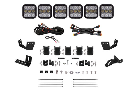 Diode Dynamics SS5 CrossLink Lightbar Kit For Prinsu/Sherpa Roof Racks