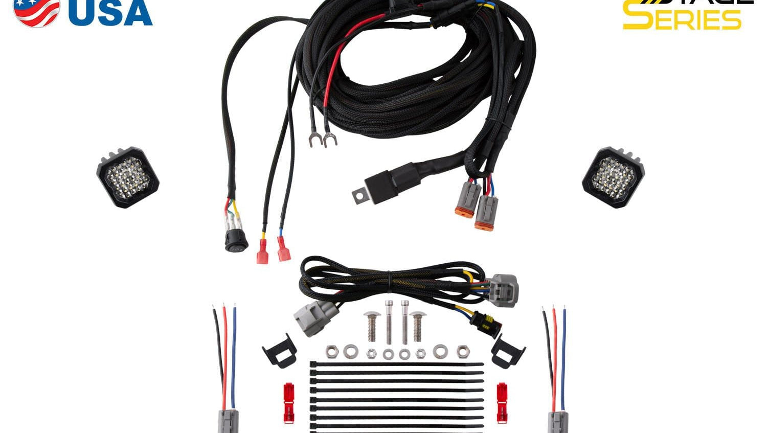 Diode Dynamics SSC1 / Sport Stage Series Reverse Light Kit For 2005-2015 Toyota Tacoma