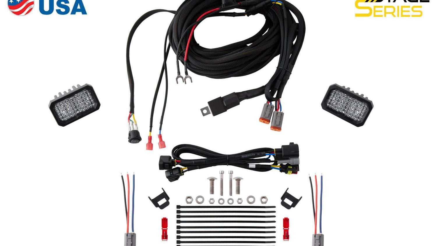 Diode Dynamics SSC2 / Sport Stage Series Reverse Light Kit For 2016-2023 Toyota Tacoma