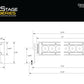 Diode Dynamics Stage Series 12" SAE Amber Light Bar (Pair)