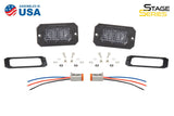 Diode Dynamics Stage Series 2" SAE White Sport Flush Mount LED Pod (Pair)