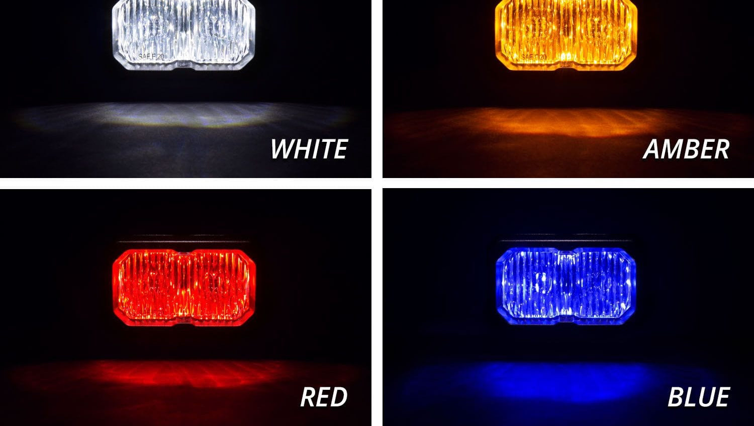 Diode Dynamics Stage Series 2" SAE White Sport Flush Mount LED Pod (Pair)