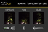 Diode Dynamics Stage Series 2" SAE White Sport Flush Mount LED Pod (Pair)