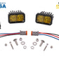Diode Dynamics Stage Series 2" SAE Yellow Pro Standard LED Pod (Pair)