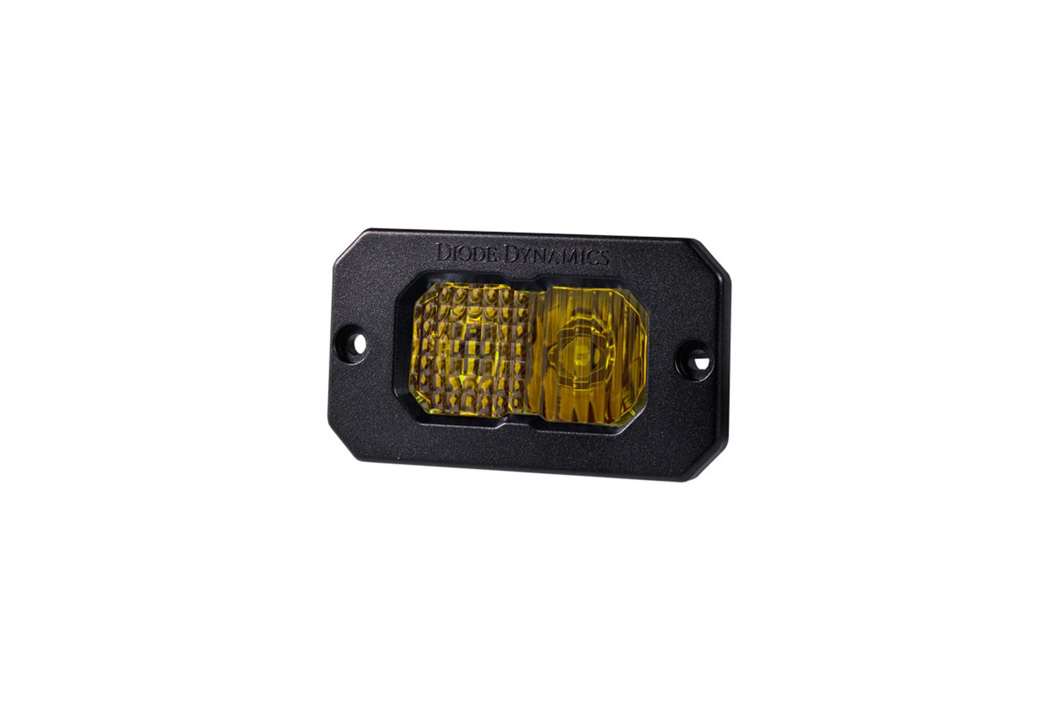 Diode Dynamics Stage Series 2" SAE Yellow Sport Flush Mount LED Pod (One)