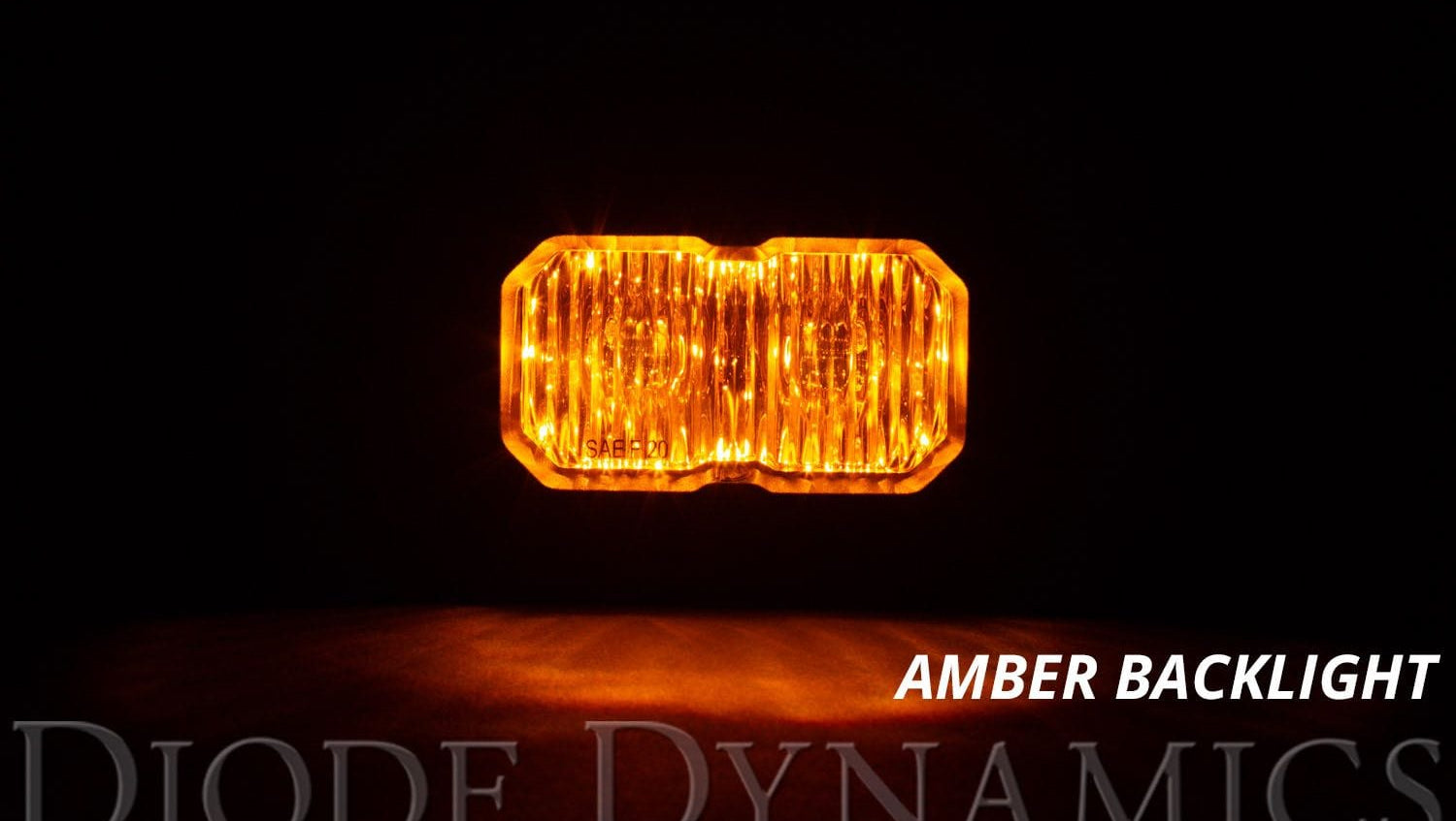 Diode Dynamics Stage Series 2" SAE Yellow Sport Standard LED Pod (Pair)