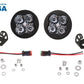 Diode Dynamics Stage Series 3" SAE/DOT White Pro Round LED Pod (Pair)