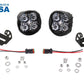 Diode Dynamics Stage Series 3" SAE/DOT White Sport Angled LED Pod (Pair)