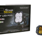 Diode Dynamics Stage Series 3" SAE Yellow Pro Flush Mount LED Pod (One)