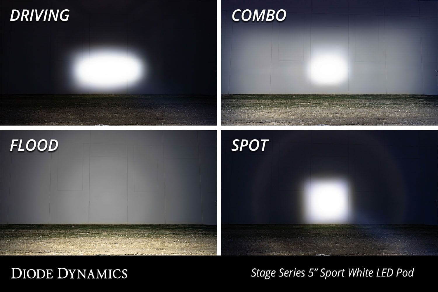 Diode Dynamics Stage Series 5" White Sport LED Pod (Pair)