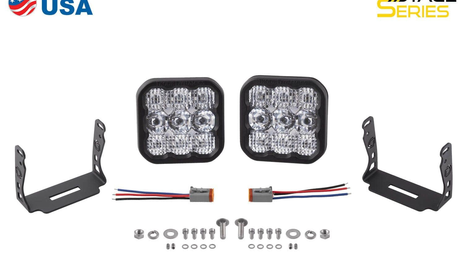 Diode Dynamics Stage Series 5" White Sport LED Pod (Pair)