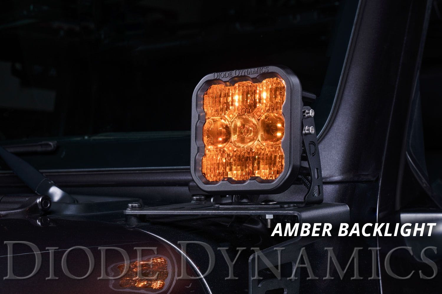 Diode Dynamics Stage Series 5" Yellow Sport LED Pod (Pair)
