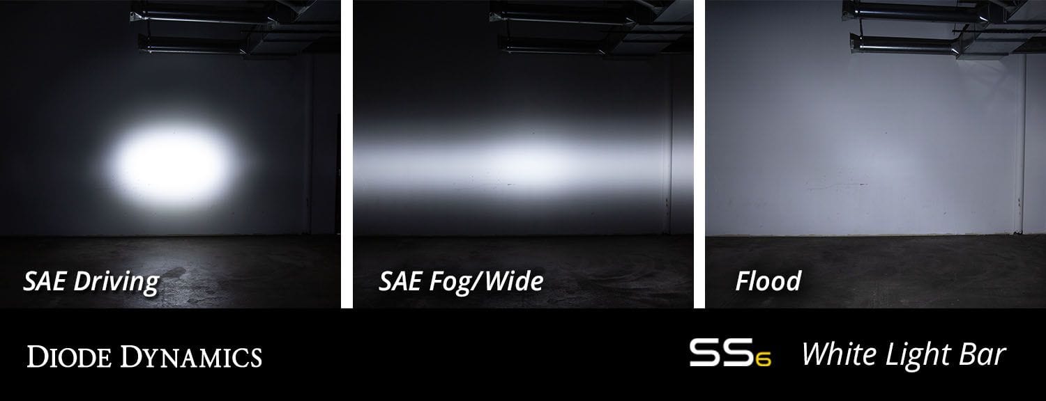 Diode Dynamics Stage Series 6" SAE/DOT White Light Bar (One)