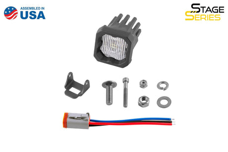 Diode Dynamics Stage Series C1 White SAE Fog Standard LED Pod (One)