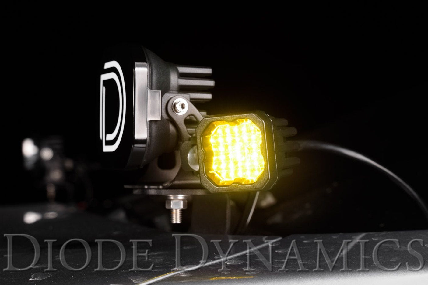 Diode Dynamics Stage Series C1 Yellow Sport Standard LED Pod (Pair)