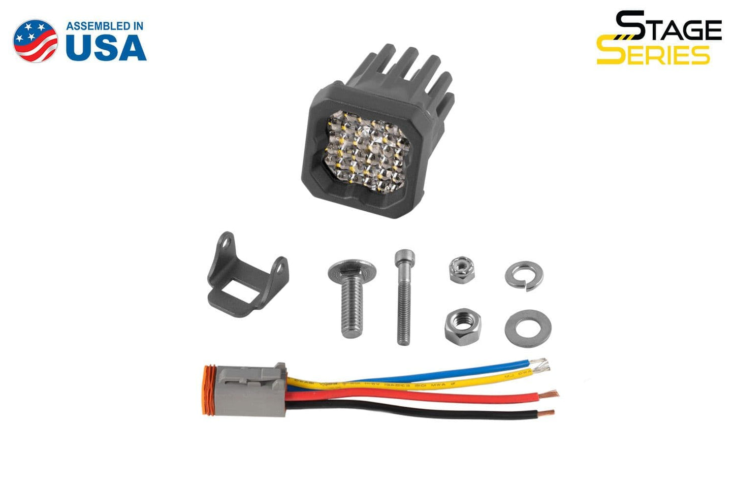 Diode Dynamics Stage Series C1R White Flood Standard LED Pod (One)
