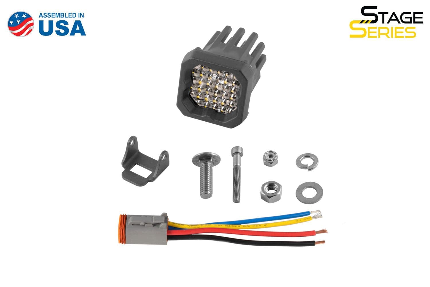 Diode Dynamics Stage Series C1R White Flood Standard LED Pod (One)