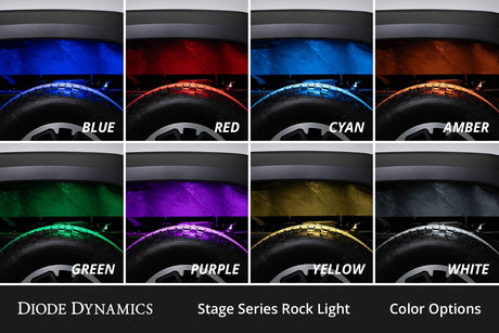 Diode Dynamics Stage Series RGBW LED Rock Light (Add-On 2-Pack)