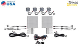 Diode Dynamics Stage Series RGBW LED Rock Light Kit (12-Pack)