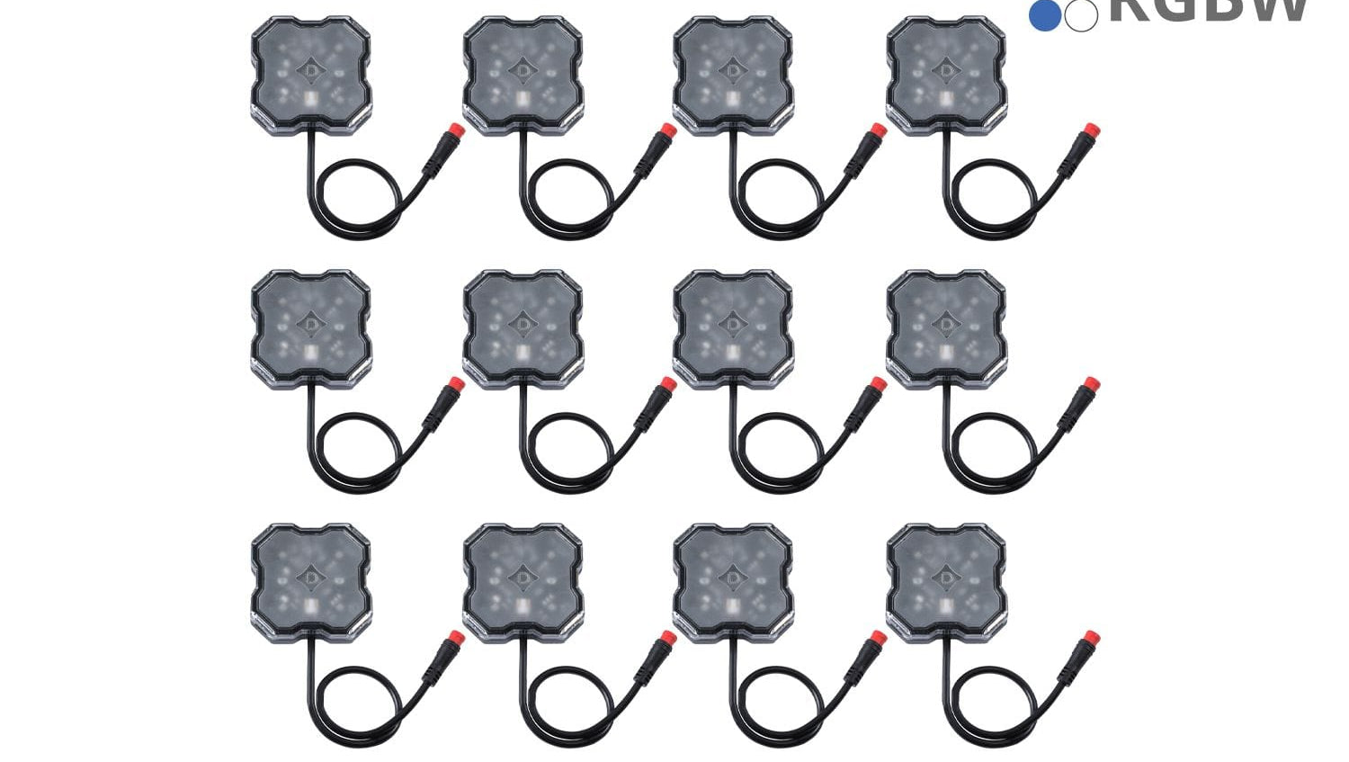 Diode Dynamics Stage Series RGBW LED Rock Light Kit (12-Pack)