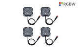 Diode Dynamics Stage Series RGBW LED Rock Light Kit (4-Pack)