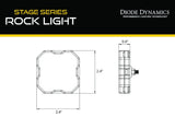 Diode Dynamics Stage Series RGBW LED Rock Light Kit (4-Pack)