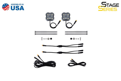 Diode Dynamics Stage Series Single-Color LED Rock Light (Add-On 2-Pack)
