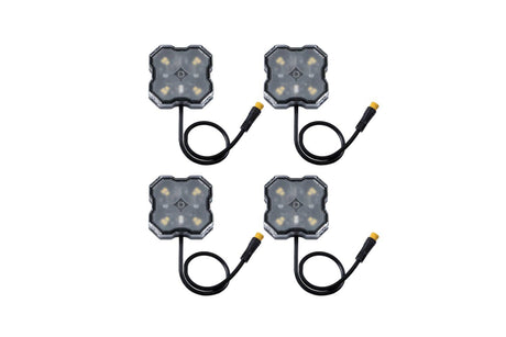 Diode Dynamics Stage Series Single-Color LED Rock Light Kit (4-Pack)