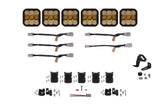 Diode Dynamics Yellow Combo / Pro SS5 CrossLink 6-Pod LED Light Bar (One)