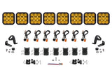 Diode Dynamics Yellow Driving / Sport SS5 CrossLink 8-Pod LED Light Bar (One)