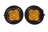 Diode Dynamics Yellow SAE Fog / Max / No SS3 LED Fog Light Kit For 2005-2011 Toyota Tacoma