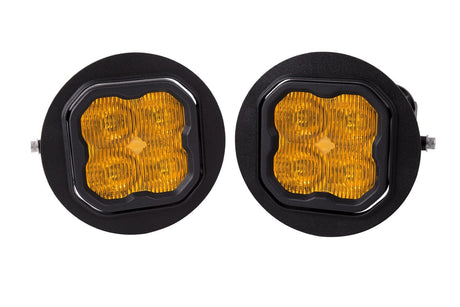 Diode Dynamics Yellow SAE Fog / Max / No SS3 LED Fog Light Kit For 2005-2011 Toyota Tacoma