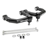 Dirt King Toyota SilentSpin Bushings (recommended) / Black Anodize / Black Anodize Billet Upper Control Arms - 2005-2023 Tacoma