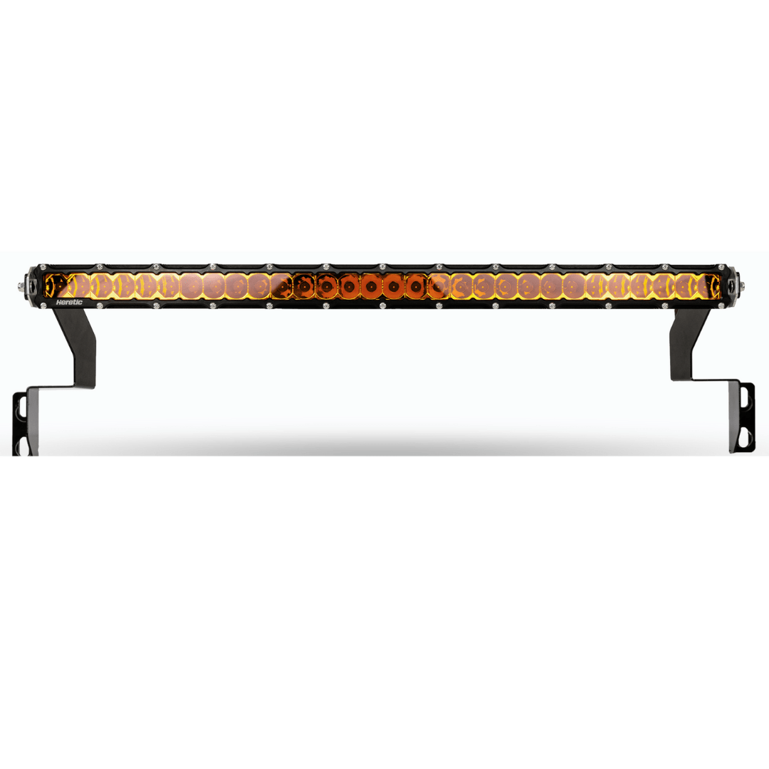 Heretic Studio Toyota Tundra - Behind The Grille - 30 Inch Light Bar - Amber Lens