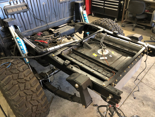 JD Fabrication tacoma rear gas tank kit