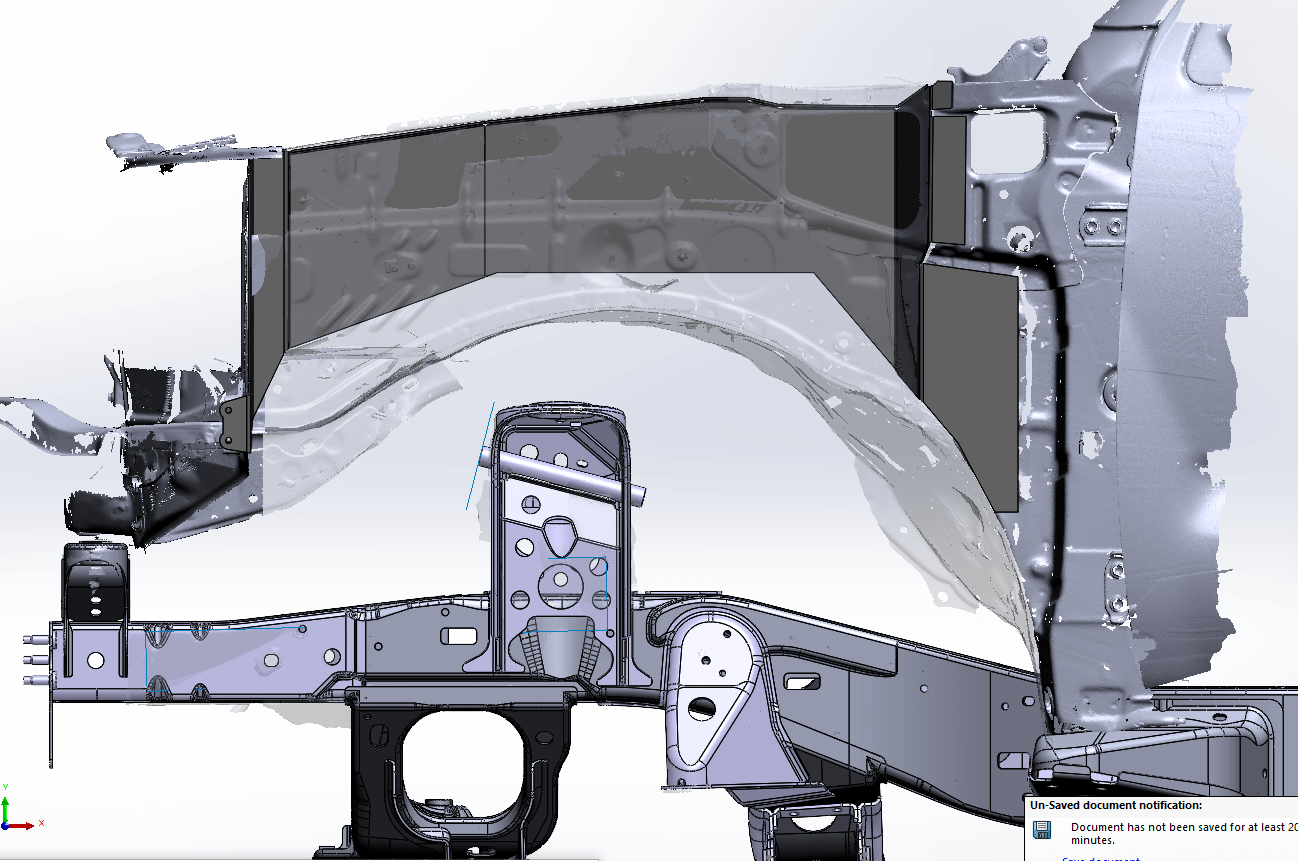 JD Fabrication Toyota Tacoma Inner Fender Replacements