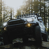 KC HiLiTES Fog Lights FLEX ERA® 3 Dual Mode SAE Fog LED Light Pods - 2-Light Master Kit - Toyota Aftermarket Bumper - # 97155