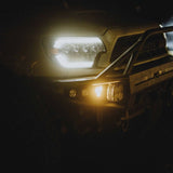 KC HiLiTES Fog Lights FLEX ERA® 3 Dual Mode SAE Fog LED Light Pods - 2-Light Master Kit - Toyota Aftermarket Bumper - # 97155