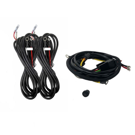 KC HiLiTES Wire Harnesses Profile SideCast™ Four-Light Wiring Kit - Platform One™ - 05-23 Toyota Tacoma Double Cab - #92403