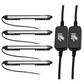 Kingpin V-SERIES 12" LIGHT BAR, 4-PACK