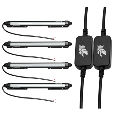 Kingpin V-SERIES 12" LIGHT BAR, 4-PACK