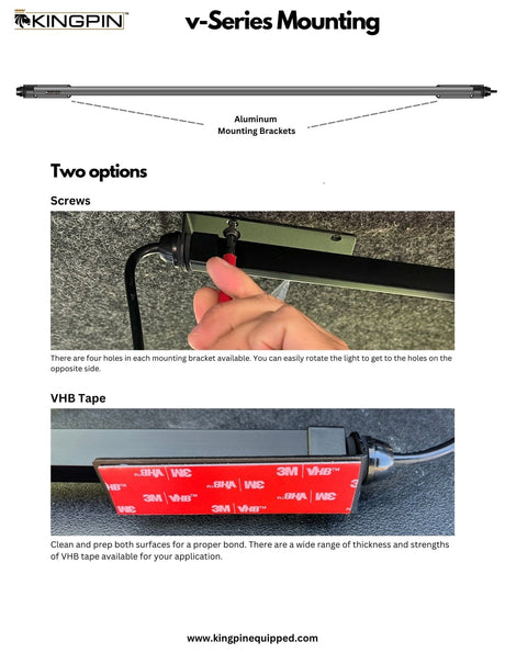 Kingpin V-SERIES 12" LIGHT BAR