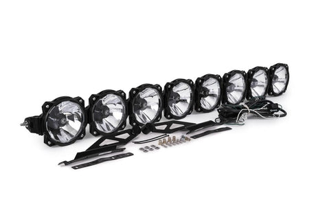 partners.kchilites.com Light Mounts Bracket Set - Light Bar - Overhead Mount - Pair - for 05-23 Toyota Tacoma Reg Ext Cab - # 7380