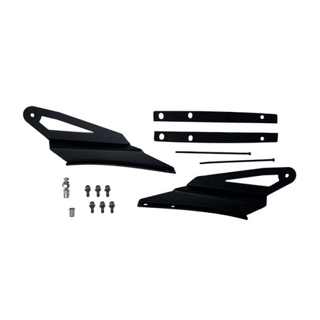 partners.kchilites.com Light Mounts Bracket Set - Light Bar - Overhead Mount - Pair - for 05-23 Toyota Tacoma Reg Ext Cab - # 7380