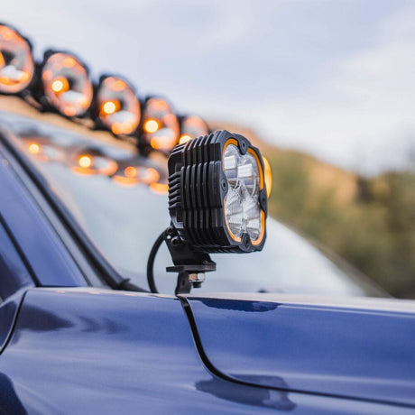 partners.kchilites.com Light Mounts Ditch Light Bracket Set - 24-25 Tacoma/22-25 Tundra/23-25 Sequoia - # 7336