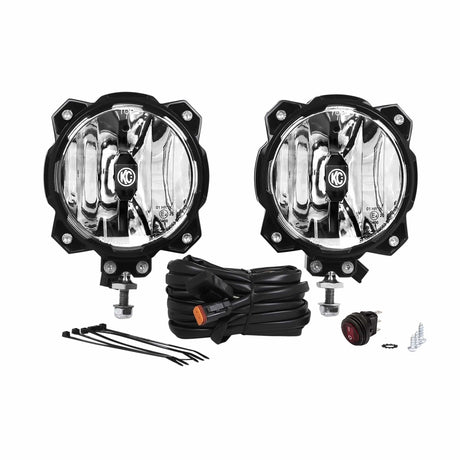 partners.kchilites.com Pro6 Light 6" Gravity® Pro6 LED - Infinity Ring - 2-Light System- SAE/ECE - 20W Driving Beam - #91303