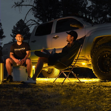 partners.kchilites.com Rock Light Cyclone V2 LED - Rock Light - 6-Light System - Amber - 5W Flood Beam - #91041