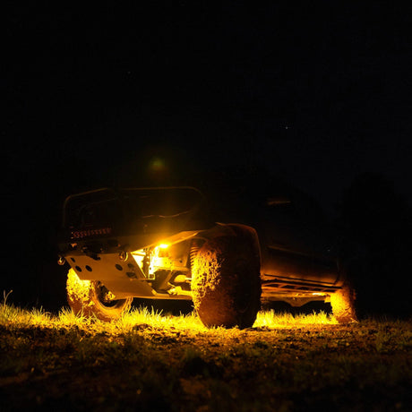 partners.kchilites.com Rock Light Cyclone V2 LED - Rock Light - 6-Light System - Amber - 5W Flood Beam - #91041